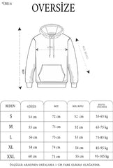 3 İplik Kapşonlu Sweatshirt Hoodie - Siyah
