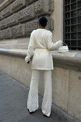 Selvia Ajurlu Biyeli Pantolon Takım 9957