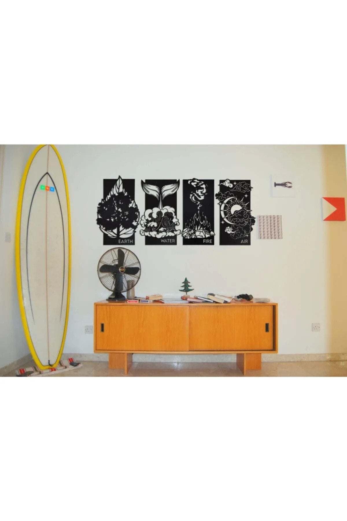 Wall Art Home 4 Element V2 Metal Tablo