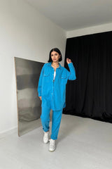 Fuşya Gömlek Ve Çıtçıtlı Pantolon Takım