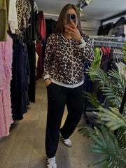 Kadın Uzun Kollu Lepoar Detay Modal Kumaş Ikili Takım