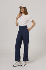 Duble Paça Pantolon - İndigo