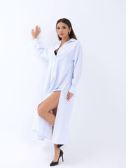 5857 ELBİSE-ATLANTA ÇİZGİLİ