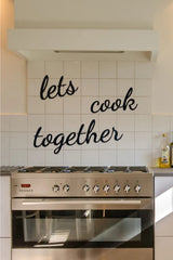 Wall Art HomeLets Cook Together Metal Duvar Dekoru 70 X 45