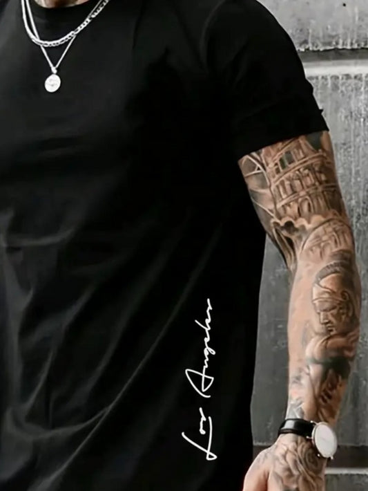 Erkek Los Angeles Baskılı Süprem T-shirt
