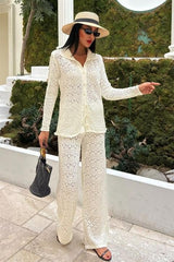 Odette Ajurlu Triko Pantolon Takım 9934