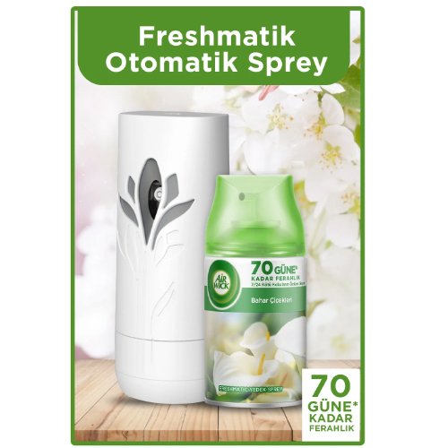 Air Wick Oda Kokusu Freshmatic Makine + Yedek 250 Ml Bahar Çiçekleri