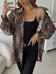 Kadın Uzun Kollu Yakalı önden Düğmeli şifon Gömlek