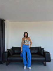 KARGO PANTOLON - Mavi