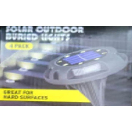 4lü Solar Panelli Kazıklı Zemin Solar Ledi 8+4 Led RGB