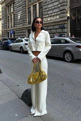 Nancy Kruveze Yaka Crop Takım 9954 - 25