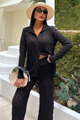 Odette Ajurlu Triko Pantolon Takım 9934