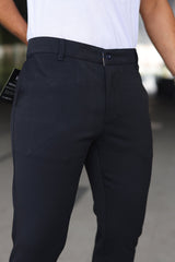 Erkek Slim Fit Likralı Gabardin Pantolon