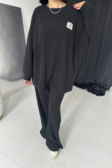 Vizon Klasik Fitilli Kazak Ve Pantolon Takım