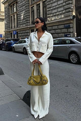 Nancy Kruveze Yaka Crop Takım 9954 - 25