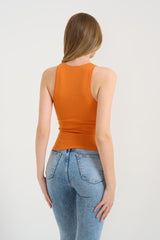 Örme Bisiklet Yaka Atlet - Fıstık Yeşili