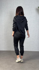 Kadın Uzun Kollu Kapüşonlu Ikili Takım