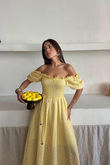 Siyah Gipeli Brode Elbise