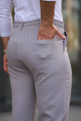 Erkek Beli Bağcıklı Jogger Pantolon