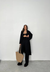 KRINKILL BÜSTİYER-PANTOLON-KİMONO TAKIM - Kahverengi