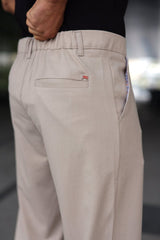 Erkek Beli Lastikli Baggy Pantolon