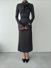 Potenza Puantiyeli Elbise