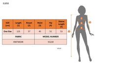 Kadın Uzun Kollu Yakalı çok Renkli Triko Uzun Elbise