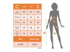 Kadın Yüksek Bel Tokalı Ispanyol Paçalı Dalgıç Pantolon