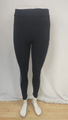 Kadın Yüksek Bel Yarı şerit Pul Payetli Dalgıç Tayt