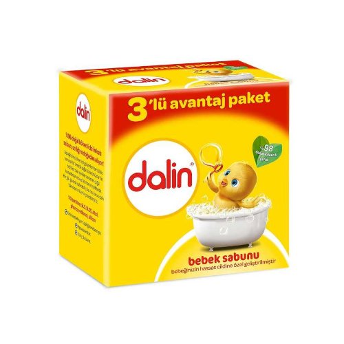 Dalin Bebe Sabun 100 Gr (3LÜ AVANTAJ PAKETİ)