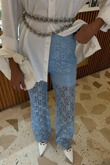 İçi Astarlı Dantel Pantolon 0081