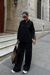 Moon Salaş Kroşe Pantolon Takım 9880