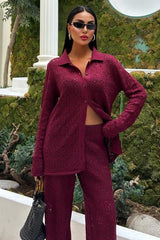 Odette Ajurlu Triko Pantolon Takım 9934