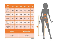 Kadın Yüksek Bel önden Düğmeli Cepli Dar Kesim Detaylı Kot Pantolon
