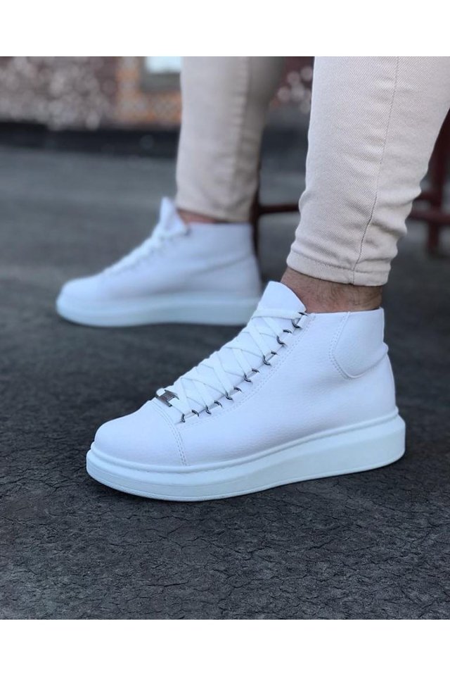 WG Taba Bağcıklı Sneakers  Yarım Bilek Bot